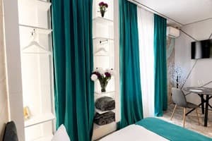 Квартира А_Rooms_Rodos. Апартаменты двухместный 124/1 (+1) 4
